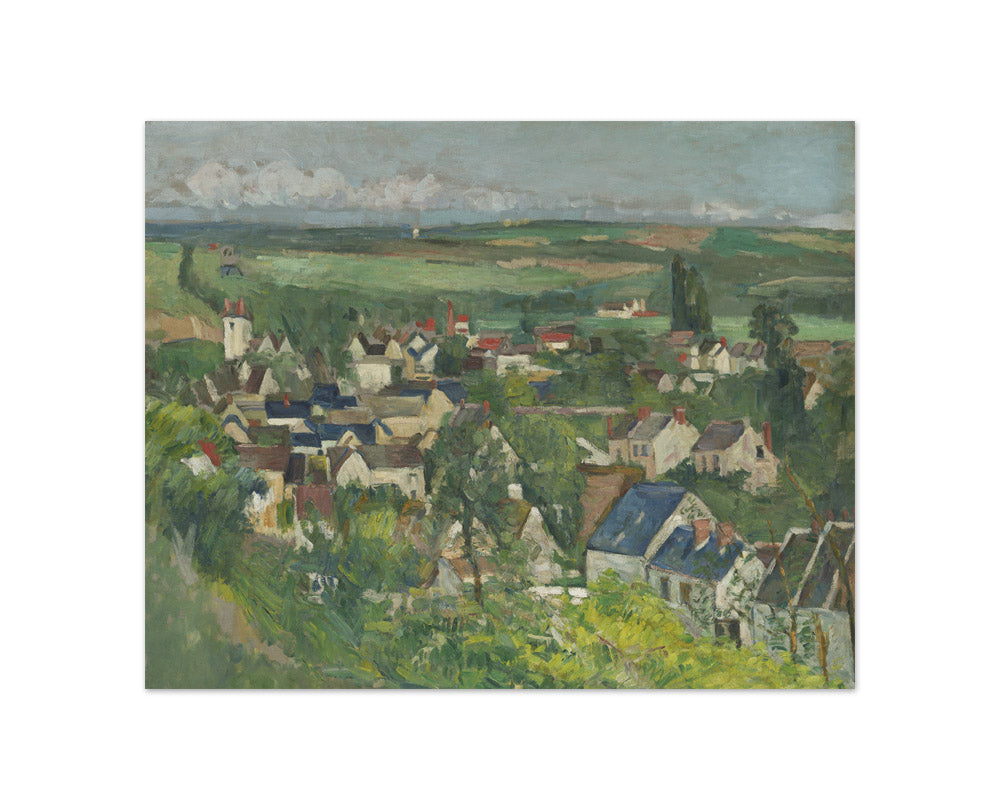 Auvers, Panoramic View by Paul Cezanne - Compact / Full Bleed / No Frame