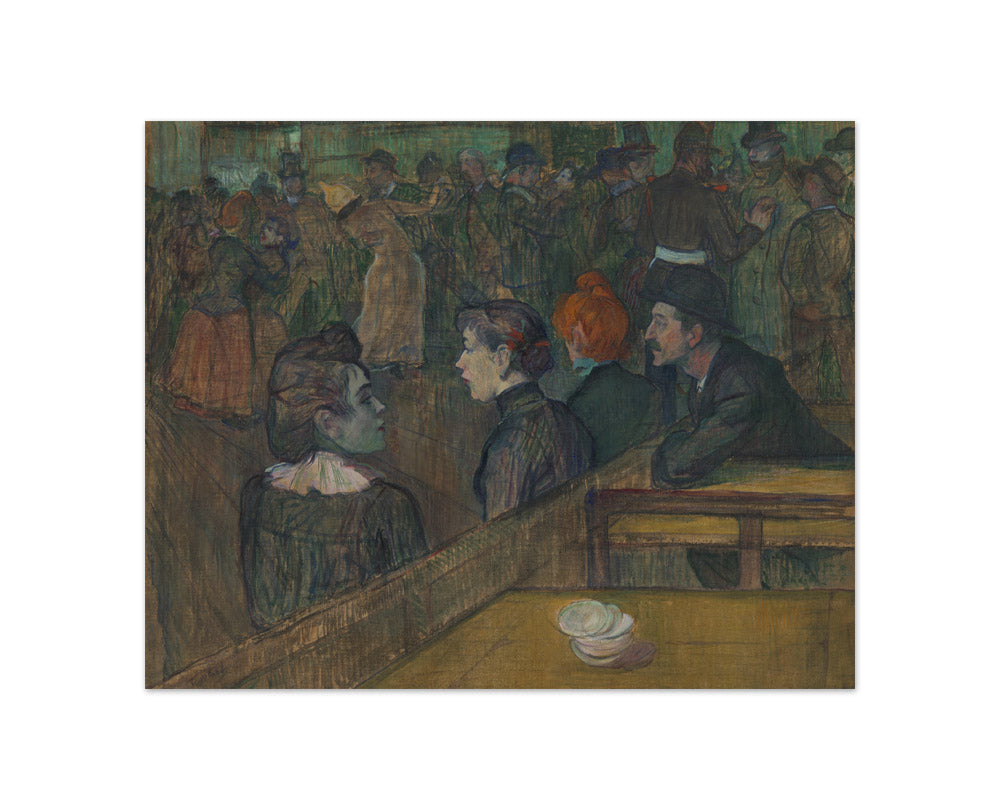 Moulin de la Galette by Henri de Toulouse-Lautrec - Compact / Full Bleed / No Frame