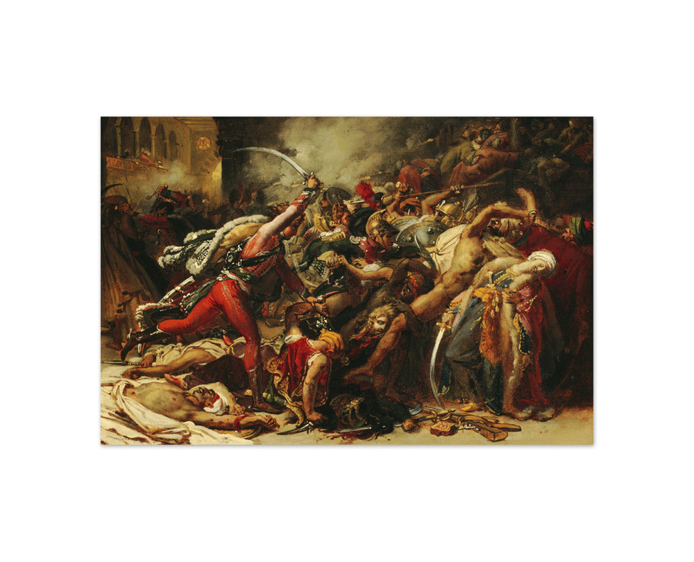 Sketch for The Revolt of Cairo by Anne-Louis Girodet de Roussy-Trioson - Compact / Full Bleed / No Frame