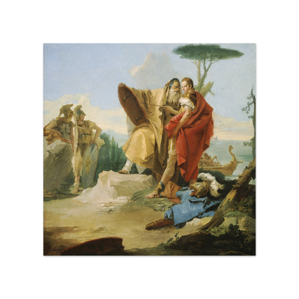 Rinaldo and the Magus of Ascalon by Giambattista Tiepolo - Compact / Full Bleed / No Frame