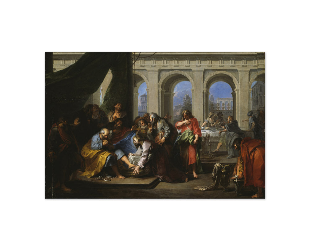 Christ Washing the Feet of His Disciples by Nicolas Bertin - Compact / Full Bleed / No Frame