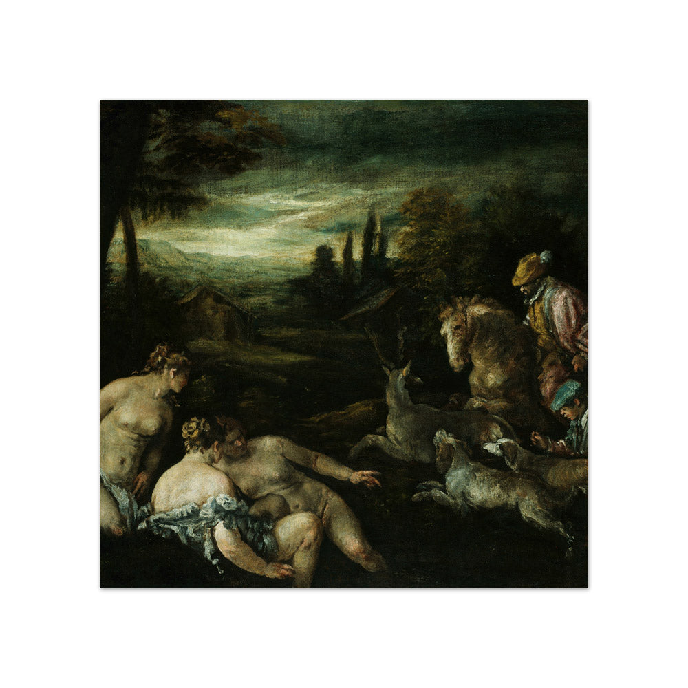 Diana and Actaeon by Jacopo Bassano - Compact / Full Bleed / No Frame