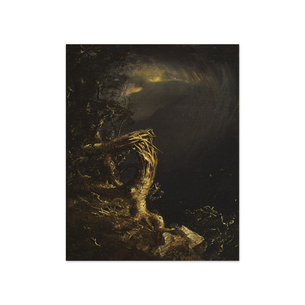 Blasted Tree by Jasper Francis Cropsey - Compact / Full Bleed / No Frame