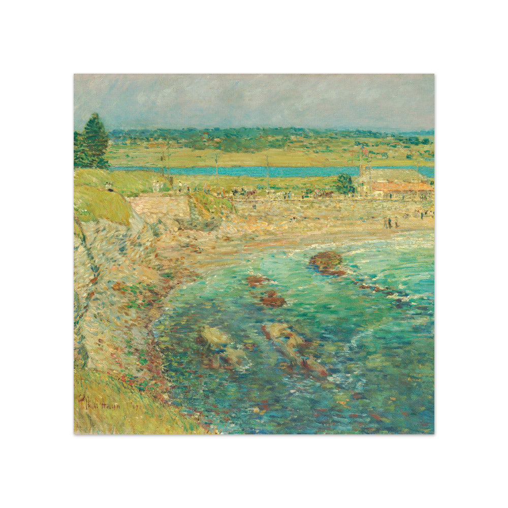 Bailey's Beach, Newport, R.I. by Childe Hassam - Compact / Full Bleed / No Frame