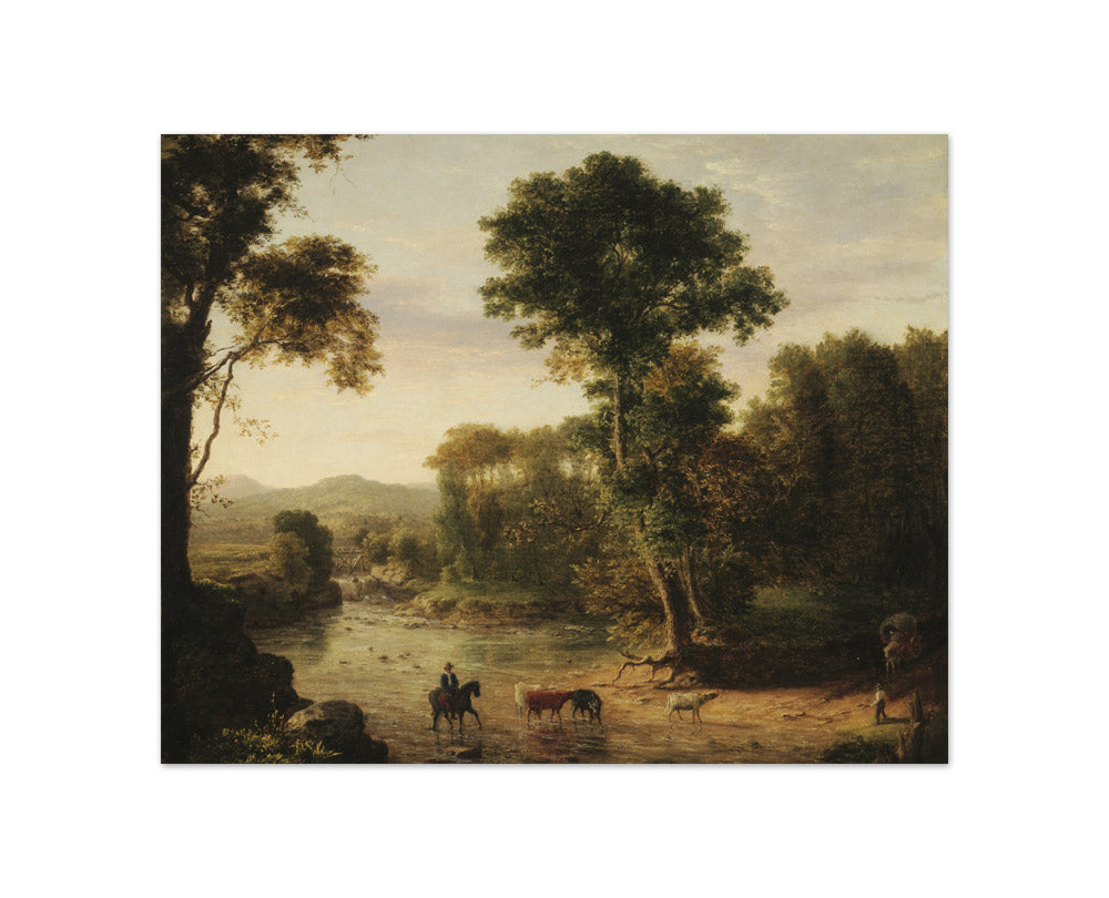 Crossing the Ford by George Inness - Compact / Full Bleed / No Frame