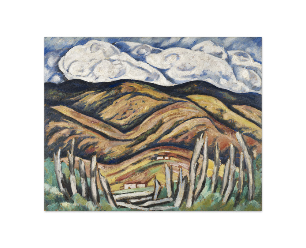 The Last of New England—The Beginning of New Mexico by Marsden Hartley - Compact / Full Bleed / No Frame