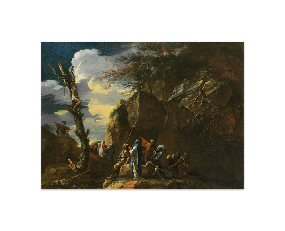 Polycrates' Crucifixion by Salvator Rosa - Compact / Full Bleed / No Frame