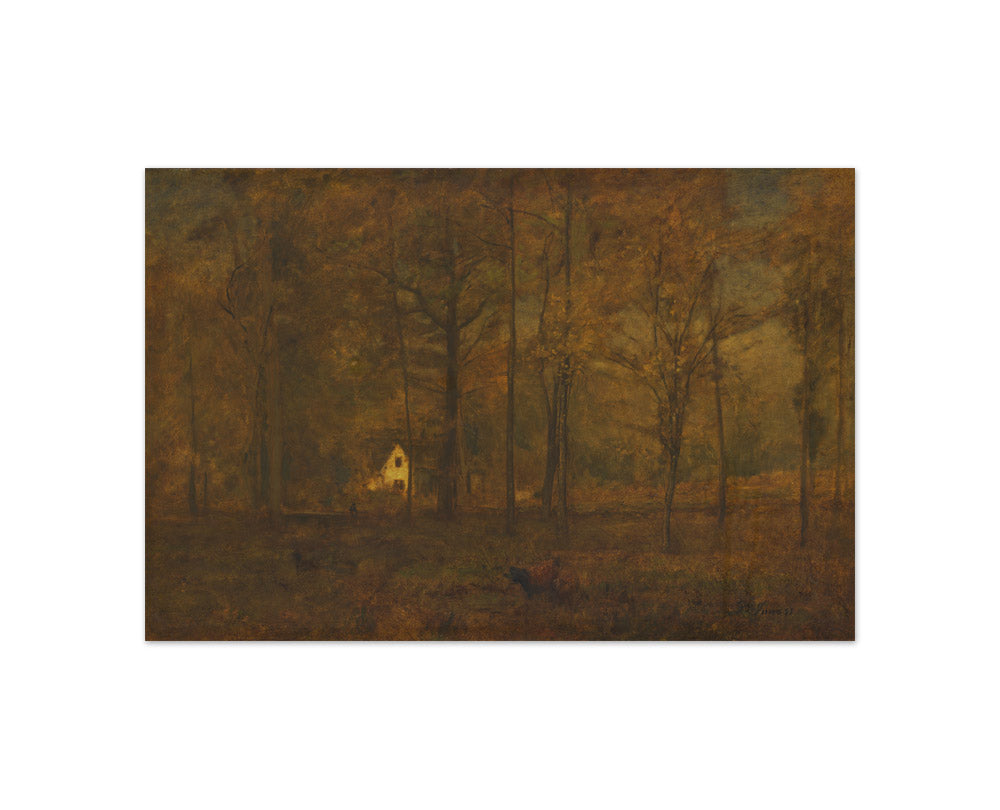 Autumn Woods by George Inness - Compact / Full Bleed / No Frame