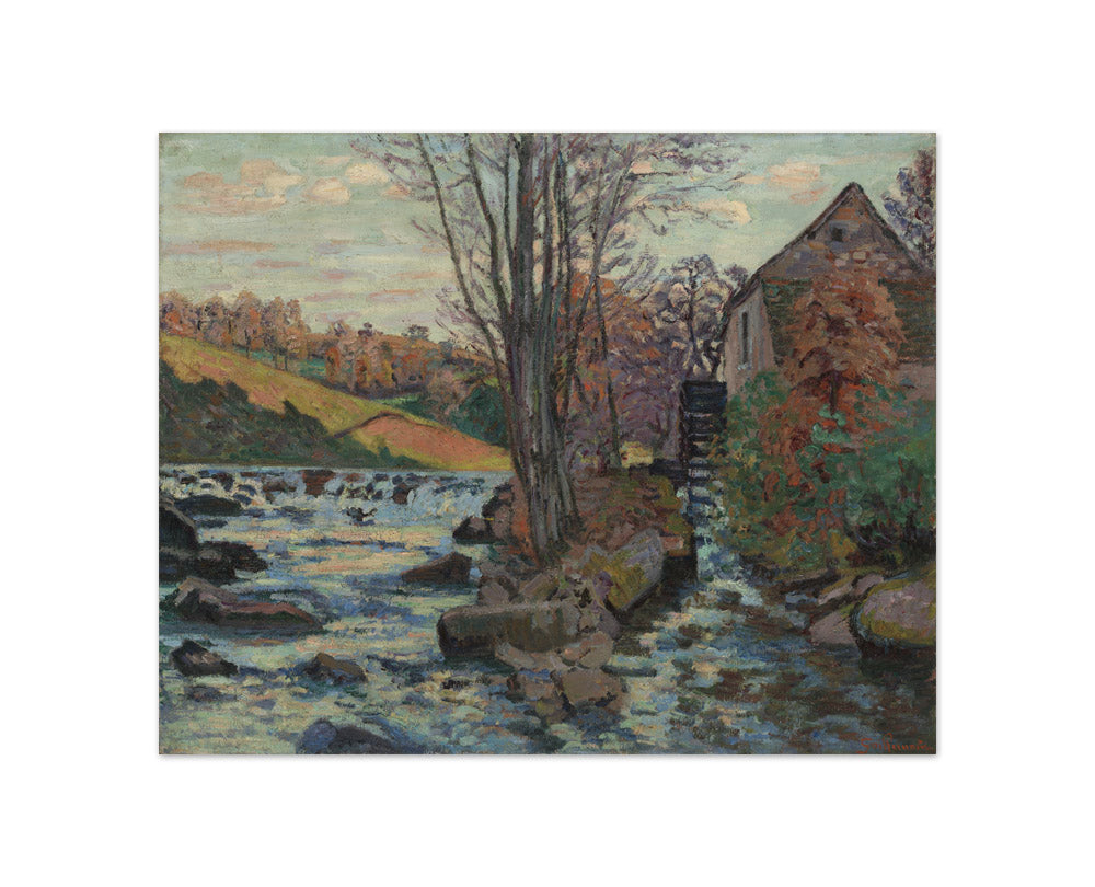 Mill of Pont Maupuit by Jean Baptiste Armand Guillaumin - Compact / Full Bleed / No Frame