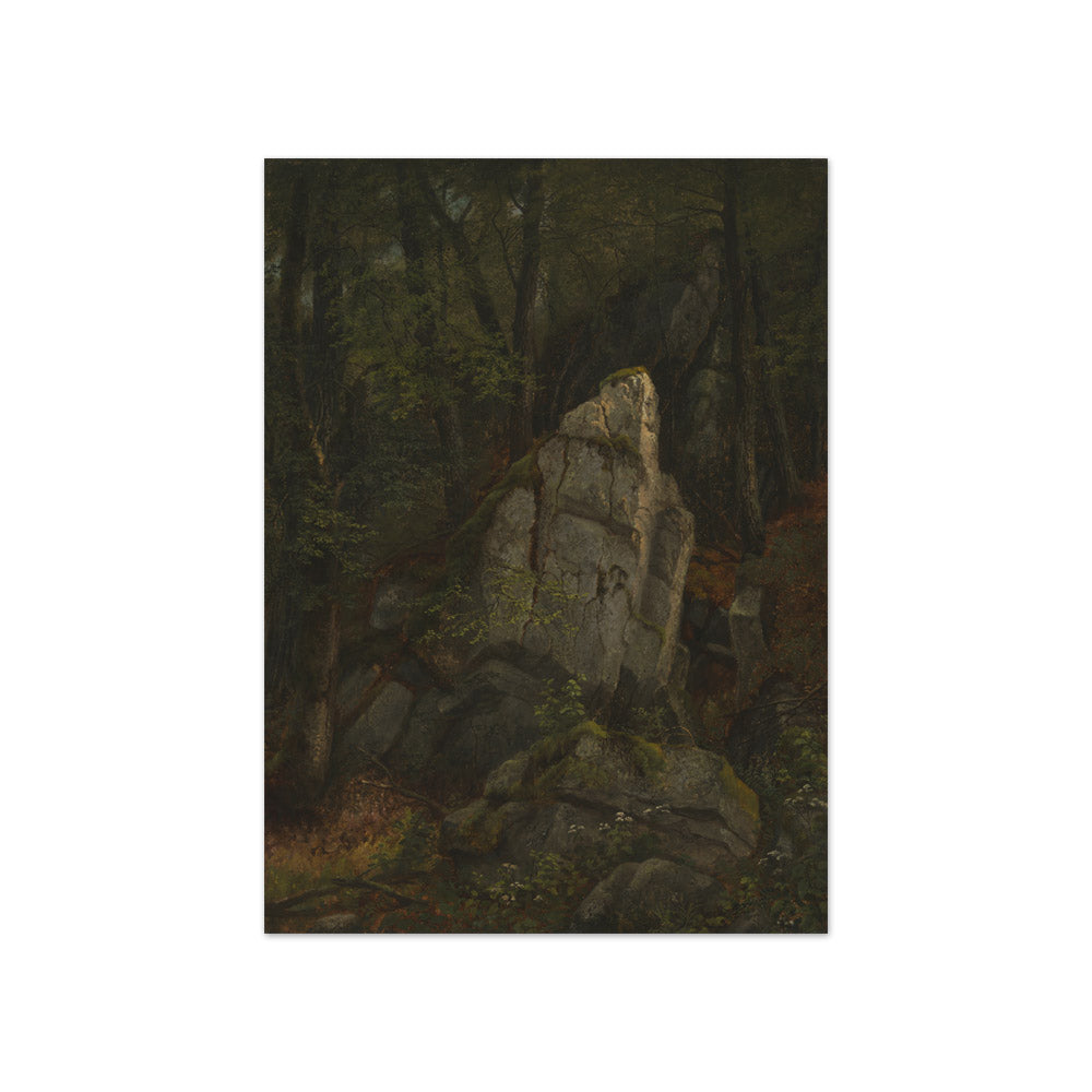 Study of Rocks in Pearson's Ravine by Asher Brown Durand - Compact / Full Bleed / No Frame