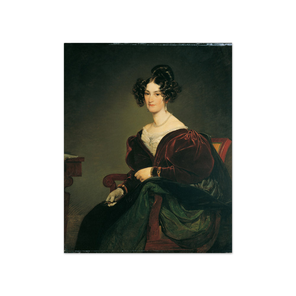 Amalie Josefine Klein, née von Henikstein (1806–1871) by Friedrich von Amerling - Compact / Full Bleed / No Frame