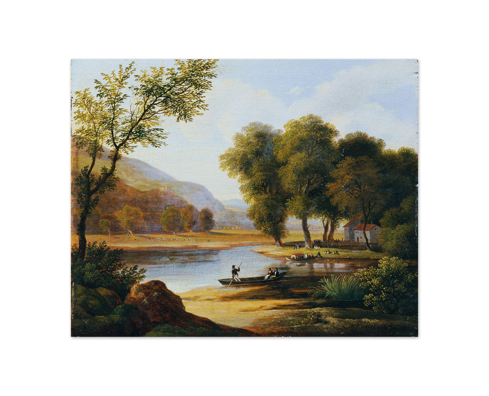 Driver in Landscape by Friedrich Philipp Reinhold - Compact / Full Bleed / No Frame