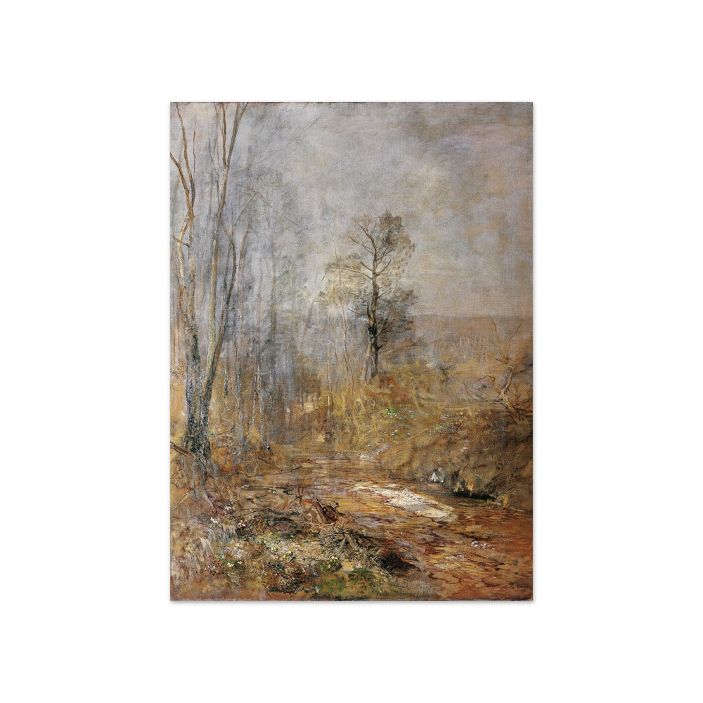 March Mood - Early Spring in the Viennese Woods by Emil Jakob Schindler - Compact / Full Bleed / No Frame