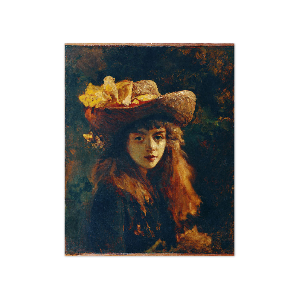 Portrait of a Girl by Gustave Courbet - Compact / Full Bleed / No Frame