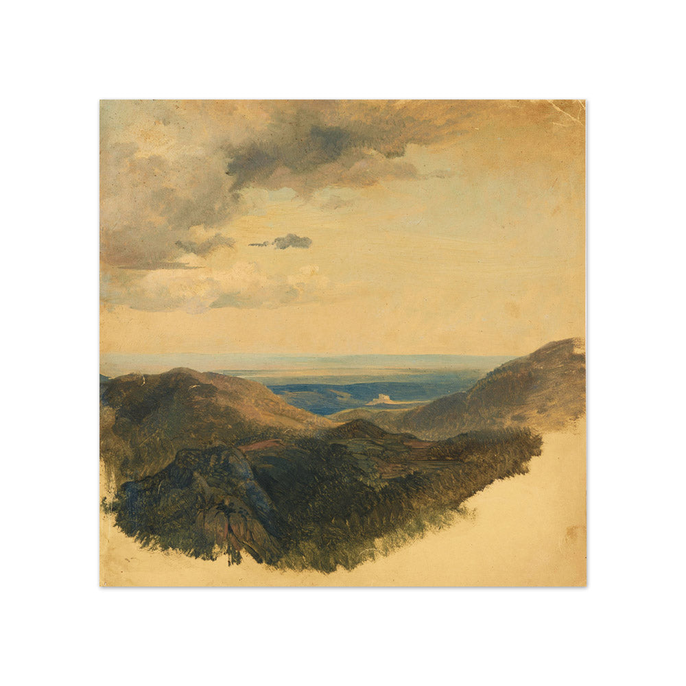 View of the Danube Valley by Friedrich August Mathias Gauermann - Compact / Full Bleed / No Frame