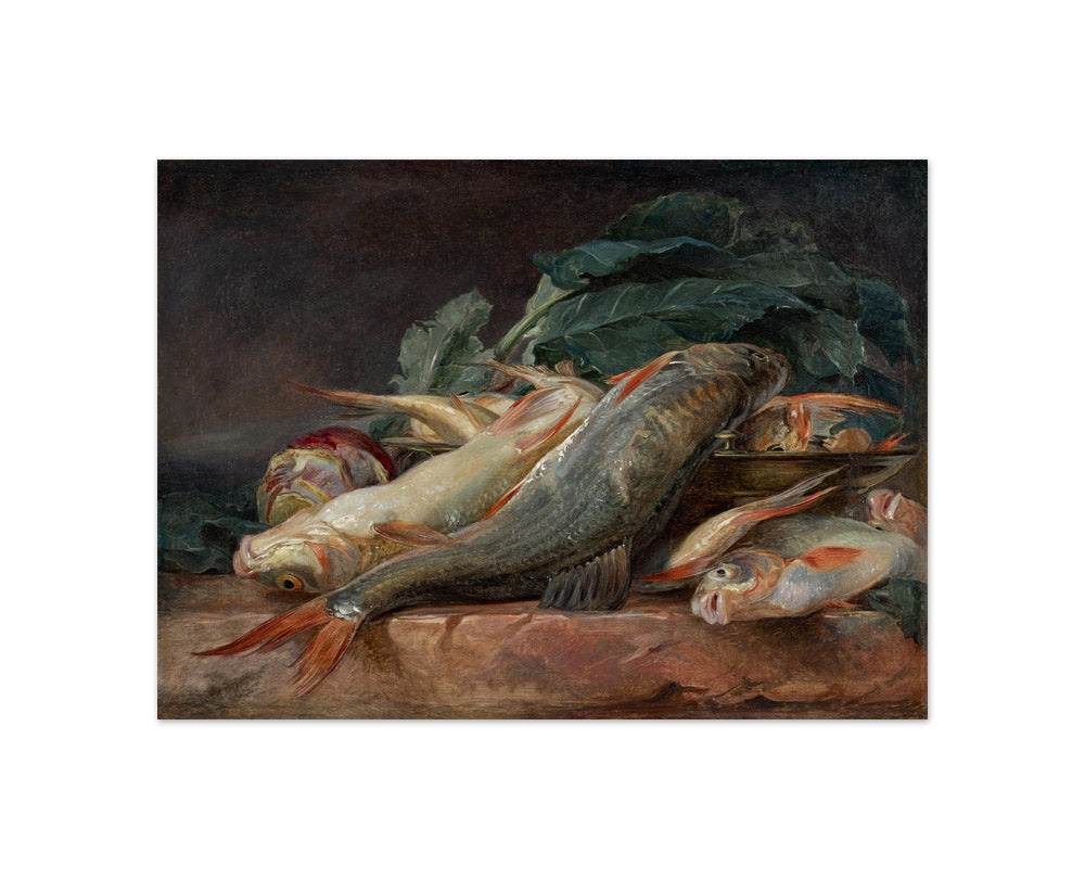 Still Life with Fishes by Josef Neugebauer - Compact / Full Bleed / No Frame