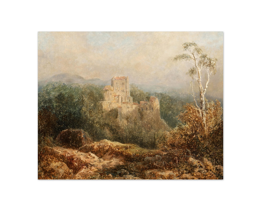 The Mountain Castle by August Piepenhagen - Compact / Full Bleed / No Frame