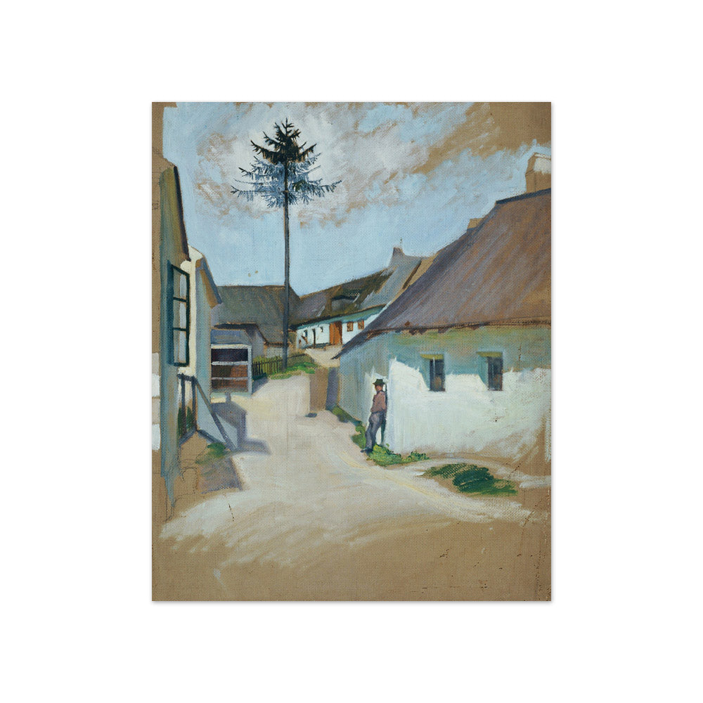 Village street by Josef Wawra - Compact / Full Bleed / No Frame