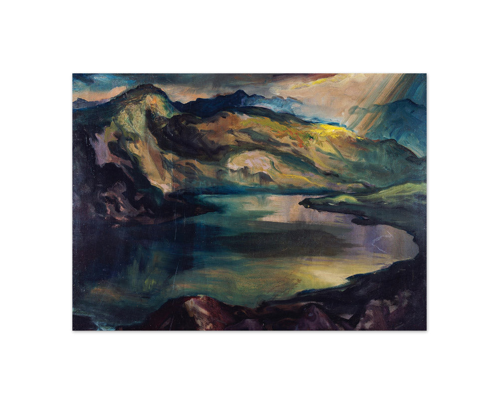 Mountain lake by Richard Harlfinger - Compact / Full Bleed / No Frame