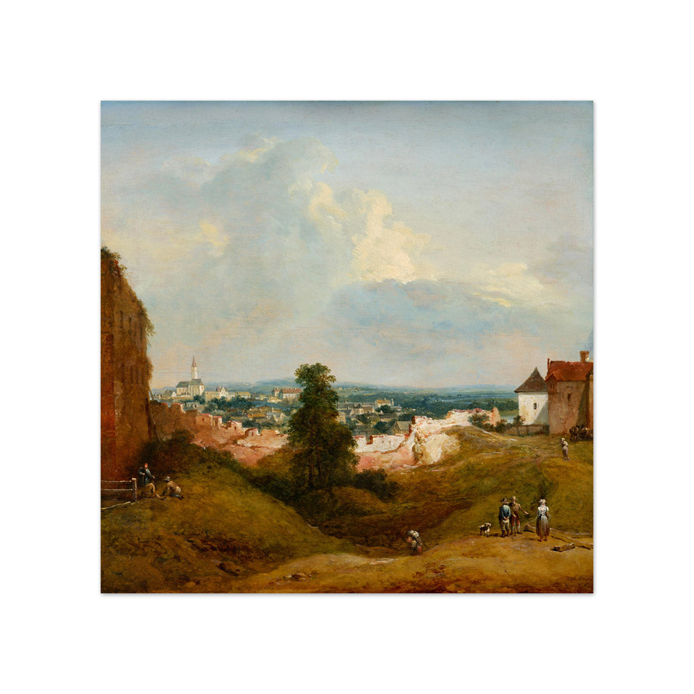 View from the Albrechtsburg in Klosterneuburg by Johann Christian Brand - Compact / Full Bleed / No Frame