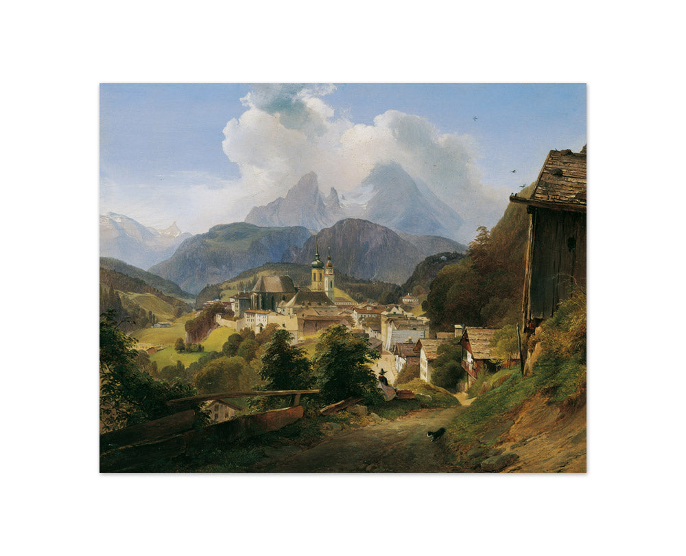 Berchtesgaden with the Watzmann by Johann Fischbach - Compact / Full Bleed / No Frame