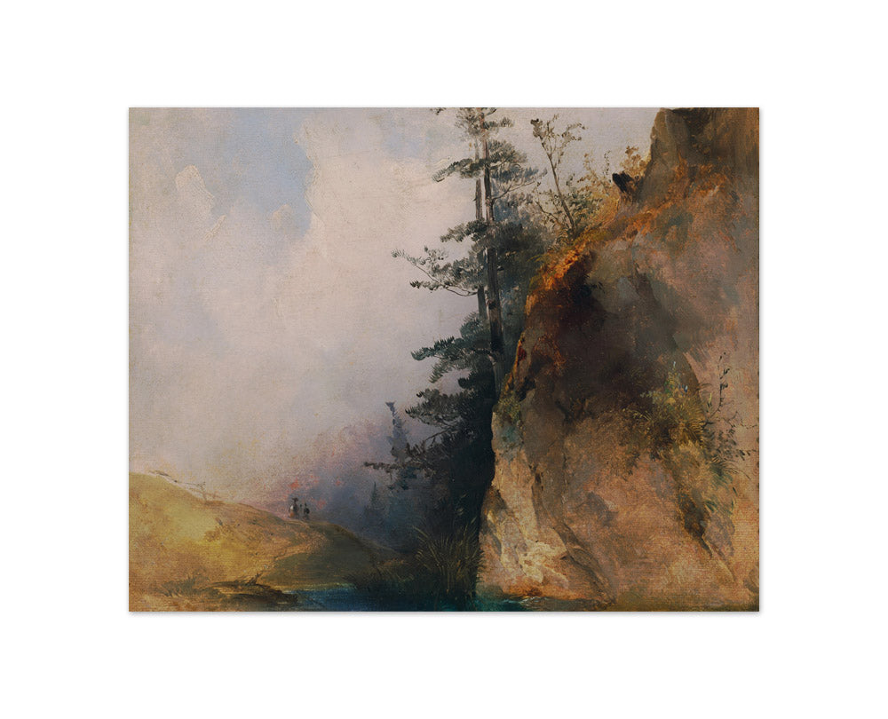 Rocky Slope by the Stream by Ludwig Czerny - Compact / Full Bleed / No Frame