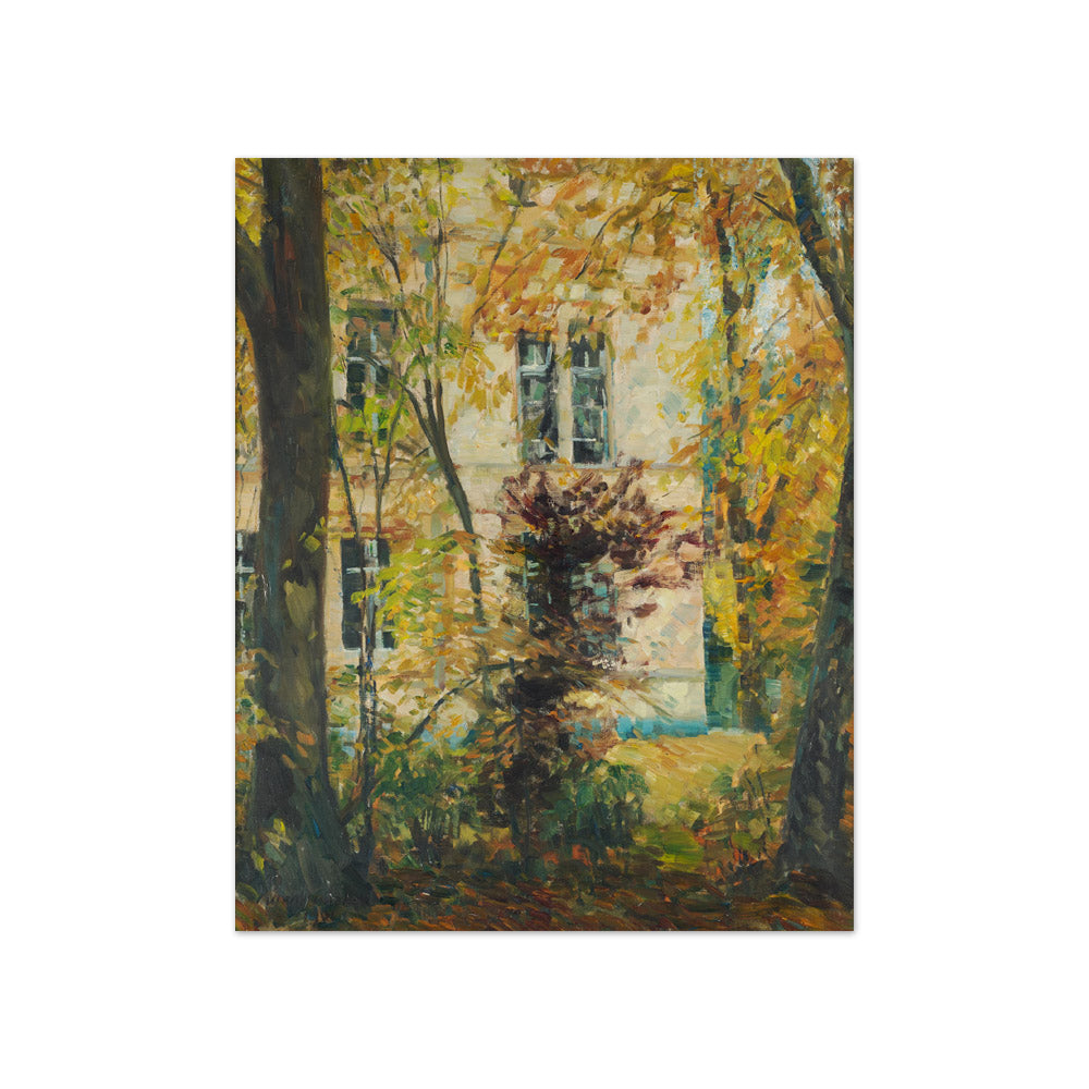 House with garden by Ulrich Hübner - Compact / Full Bleed / No Frame