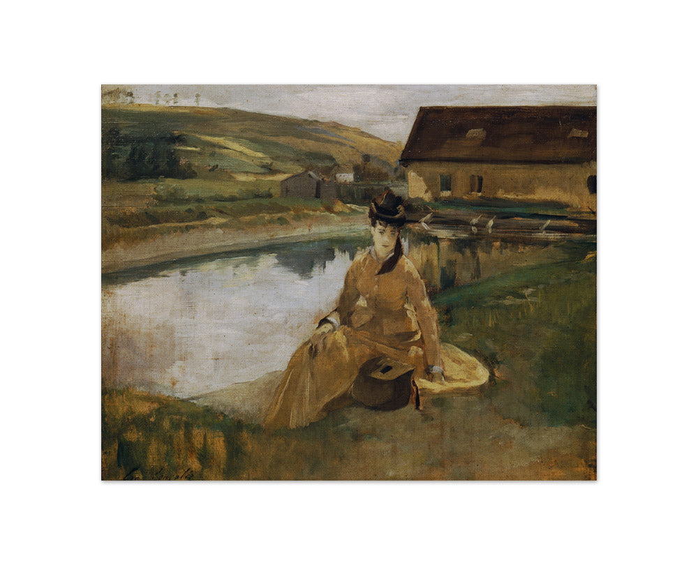 At the Water by Eva Gonzalès - Compact / Full Bleed / No Frame