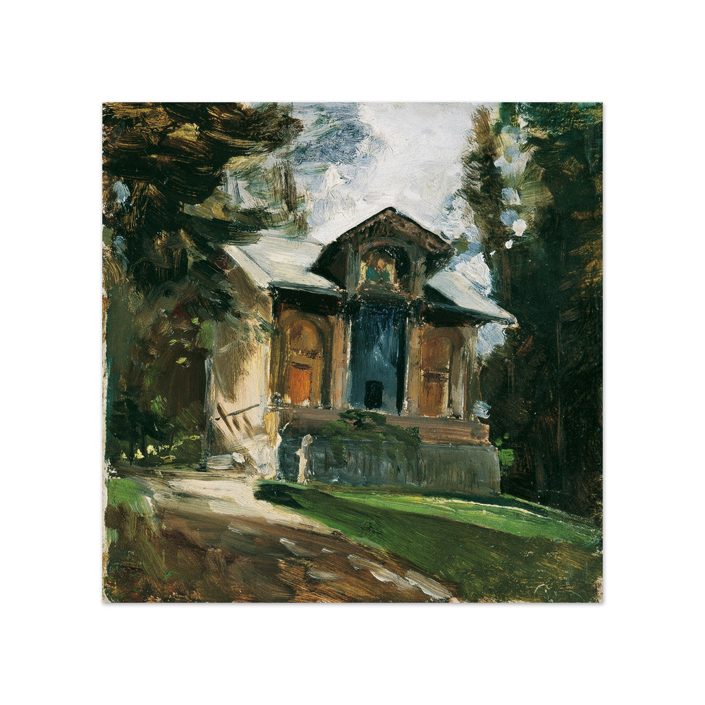 The Artist's Studio of Heinrich von Angeli in Reichenau by Emil Jakob Schindler - Compact / Full Bleed / No Frame