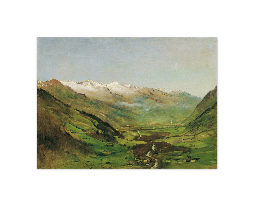 The Gastein Valley I by Anton Romako - Compact / Full Bleed / No Frame