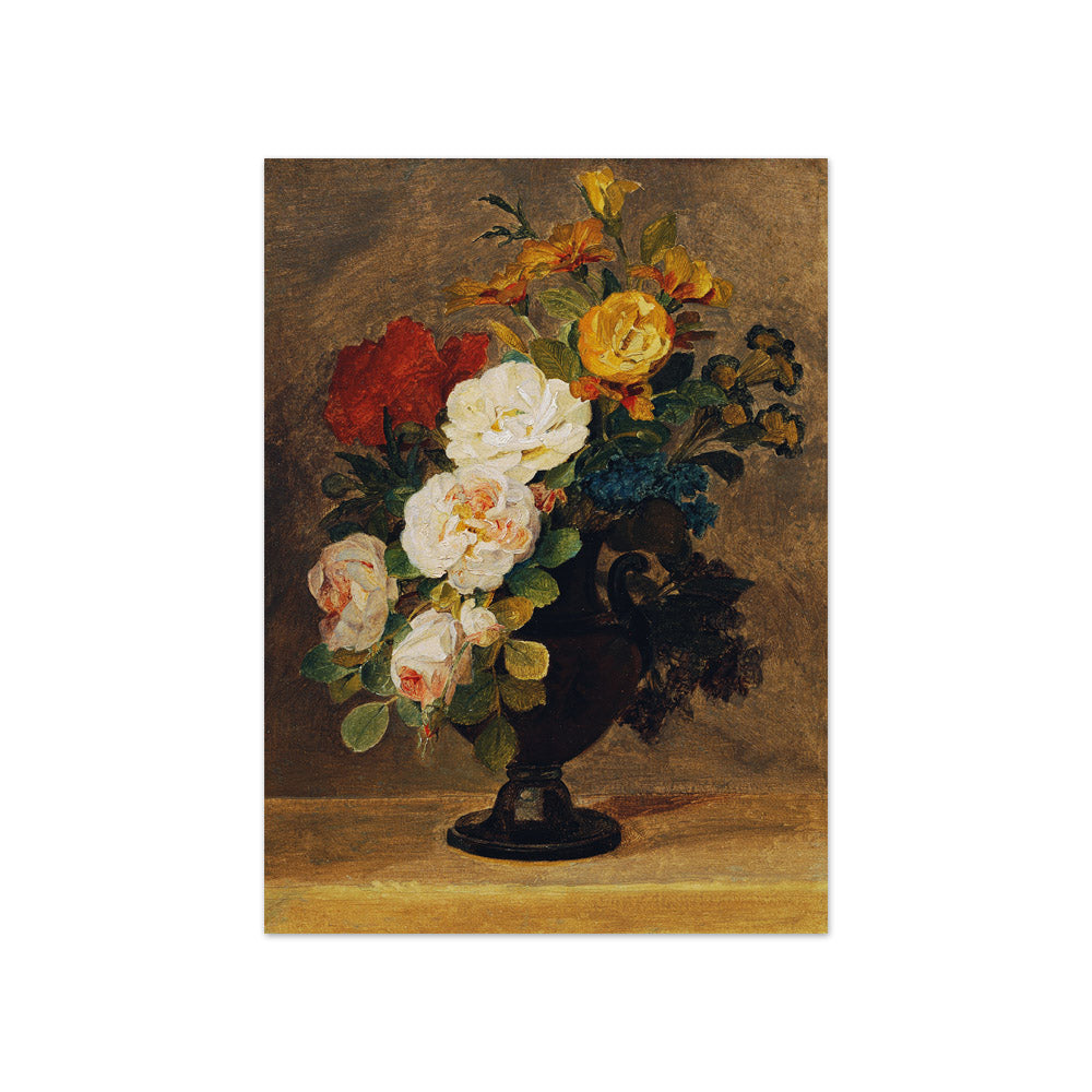 Bouquet in Antique Vase by Pauline von Koudelka-Schmerling - Compact / Full Bleed / No Frame