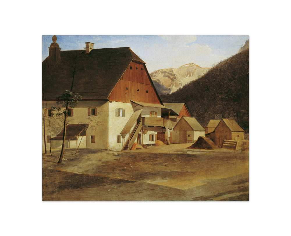 The Great Hammer House in Hirschwang on the Rax by Erasmus von Engert - Compact / Full Bleed / No Frame