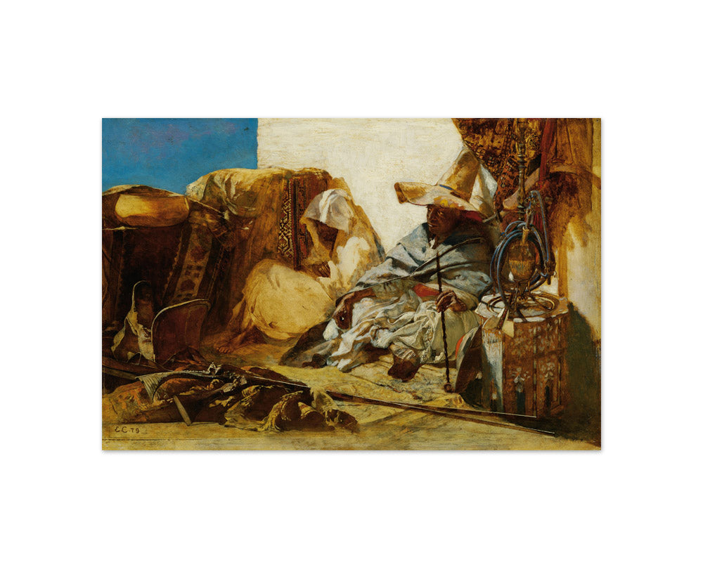 Oriental Carpet Dealer by Eduard Charlemont - Compact / Full Bleed / No Frame