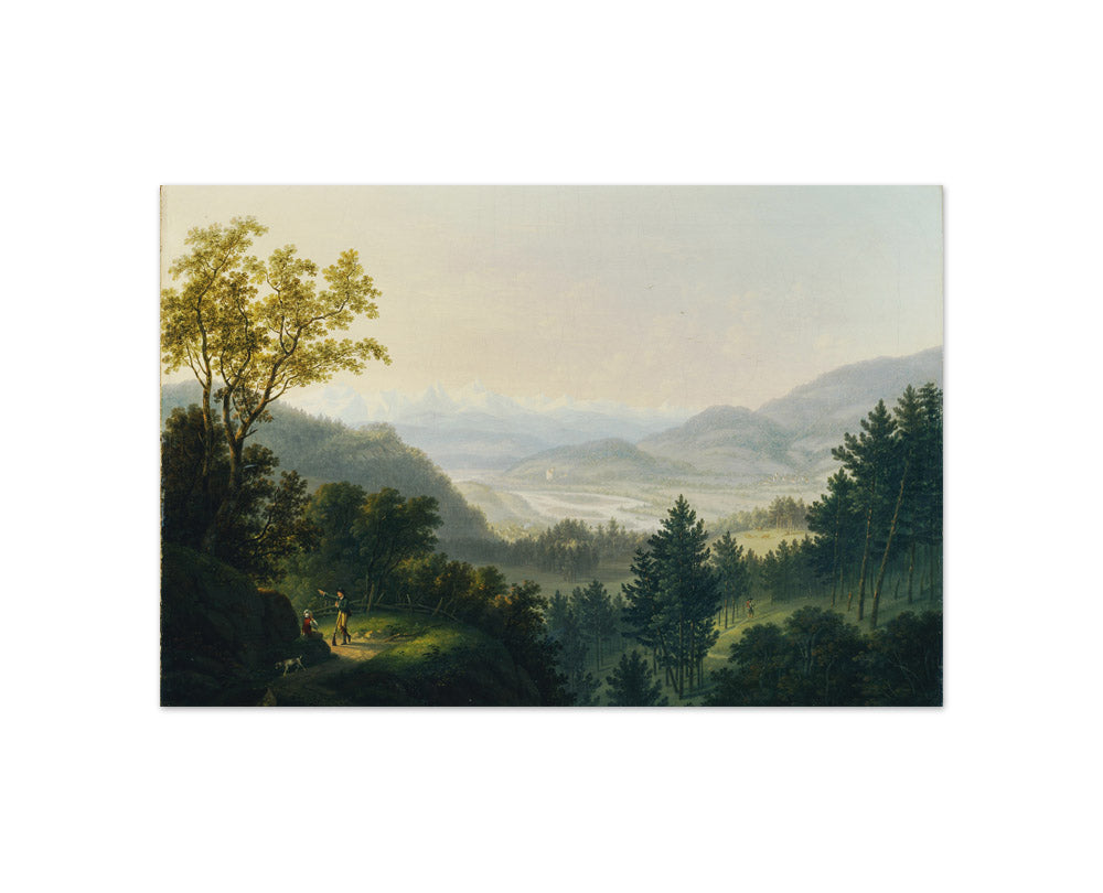 Surroundings of the Habsburg Ruins by Johann Caspar Rahn - Compact / Full Bleed / No Frame