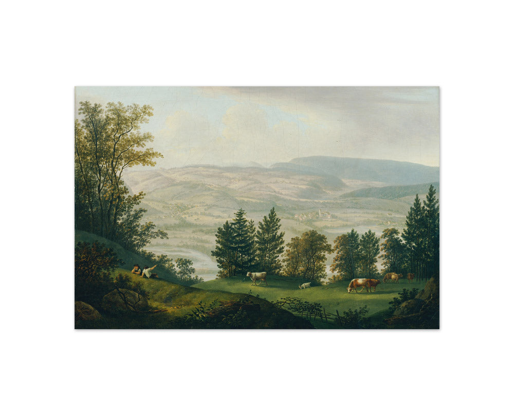 Surroundings of Habsburg Ruins by Johann Caspar Rahn - Compact / Full Bleed / No Frame