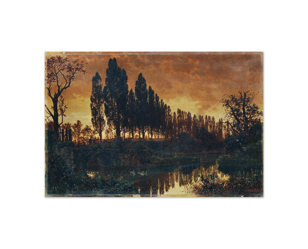 Bavarian Landscape by Ferdinand Knab - Compact / Full Bleed / No Frame