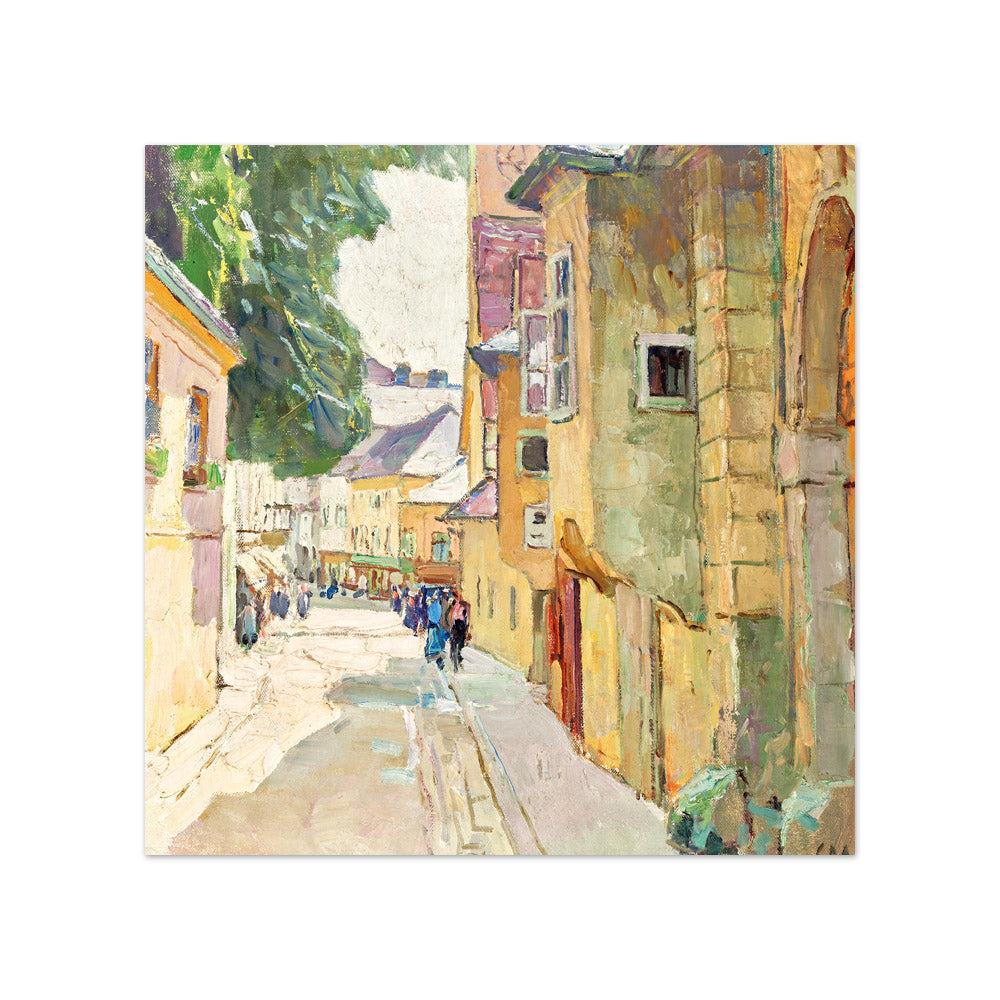 The Dr. Seipel Street in Mödling by Carl Moll - Compact / Full Bleed / No Frame