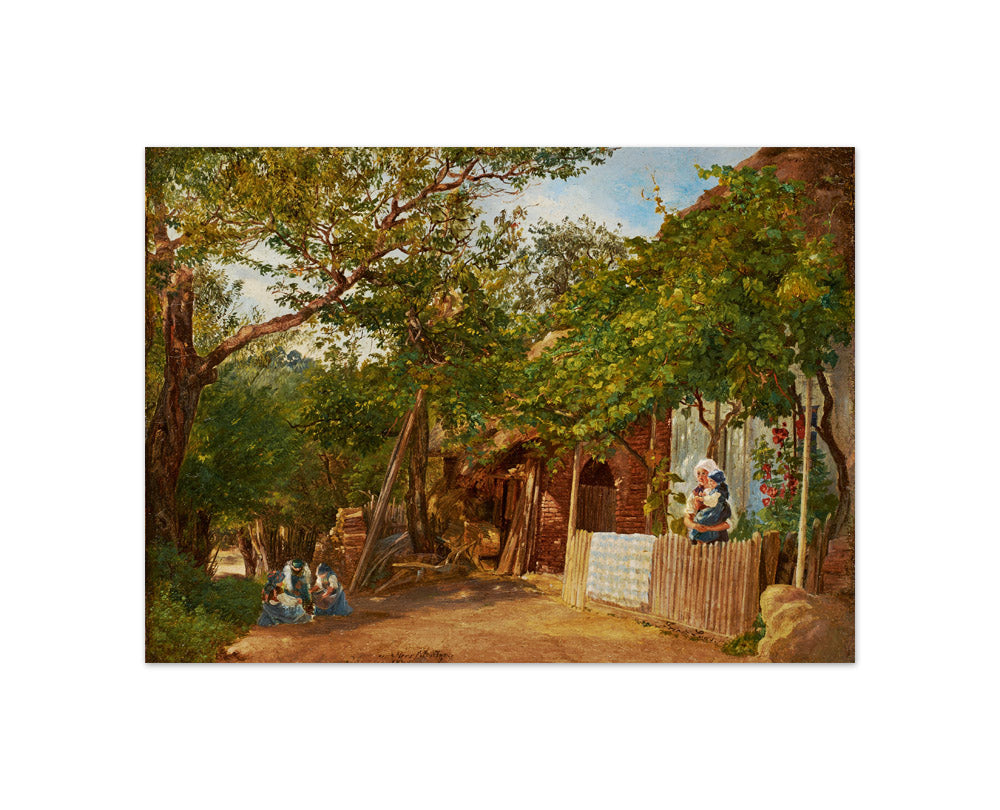 Motive from Oberschützen by Friedrich Loos - Compact / Full Bleed / No Frame
