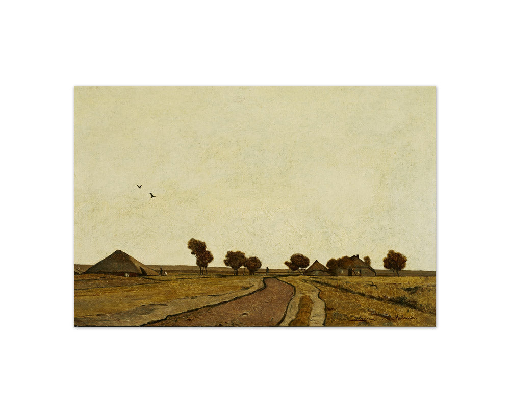 Dutch landscape with farms by Rudolf Ribarz - Compact / Full Bleed / No Frame