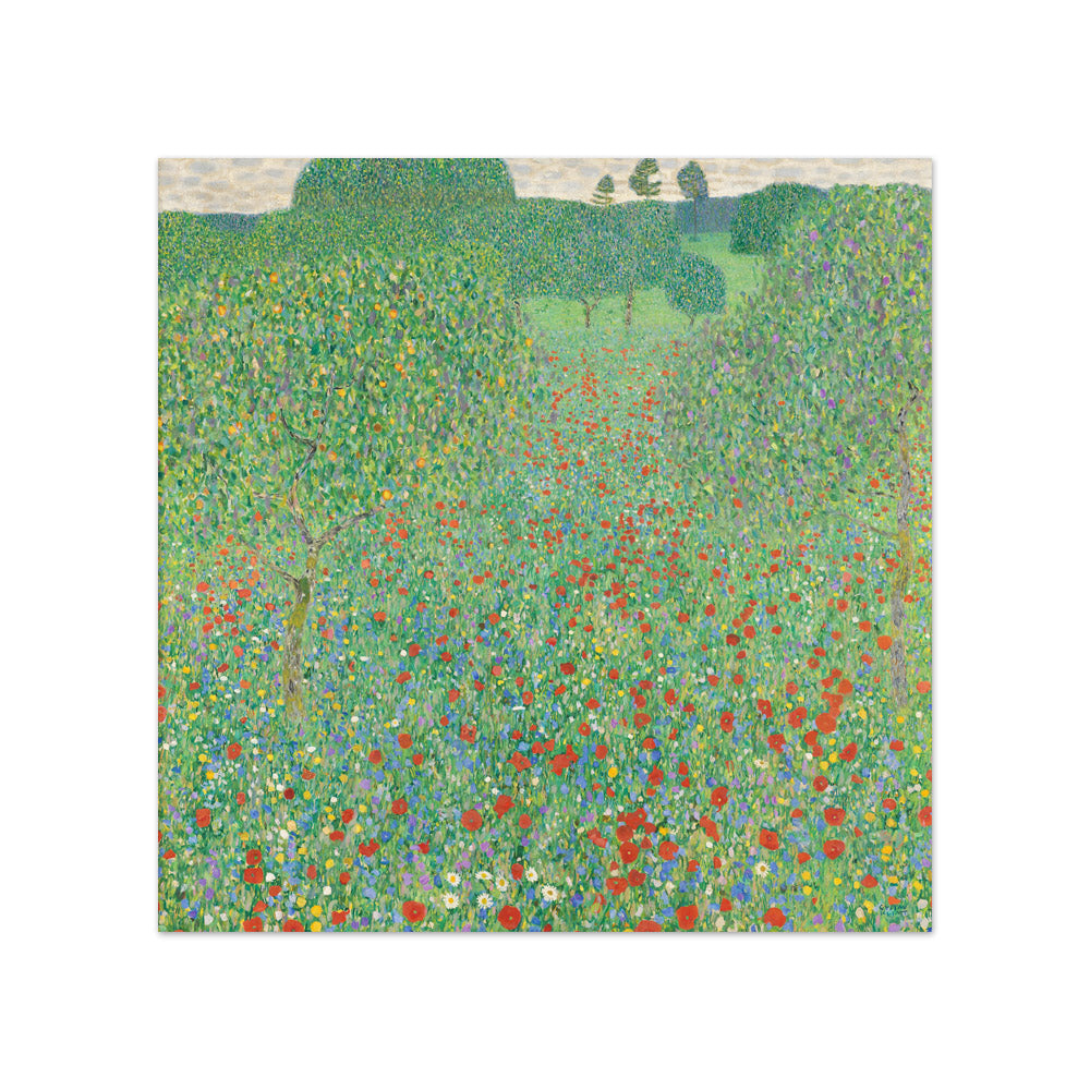 Blooming Poppy by Gustav Klimt - Compact / Full Bleed / No Frame