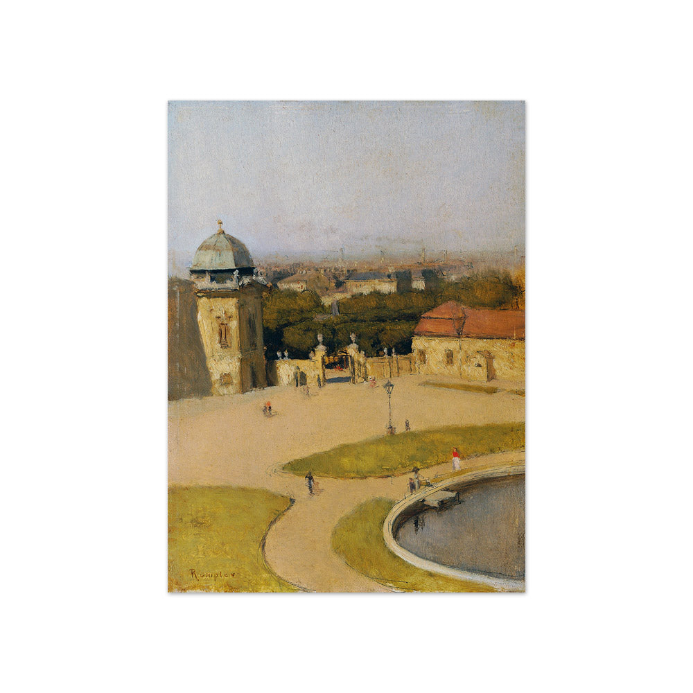 View from the southwest of the Upper Belvedere by Franz Rumpler - Compact / Full Bleed / No Frame