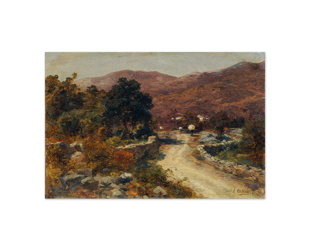 Street of Mattuglie by Carl Eduard Onken - Compact / Full Bleed / No Frame