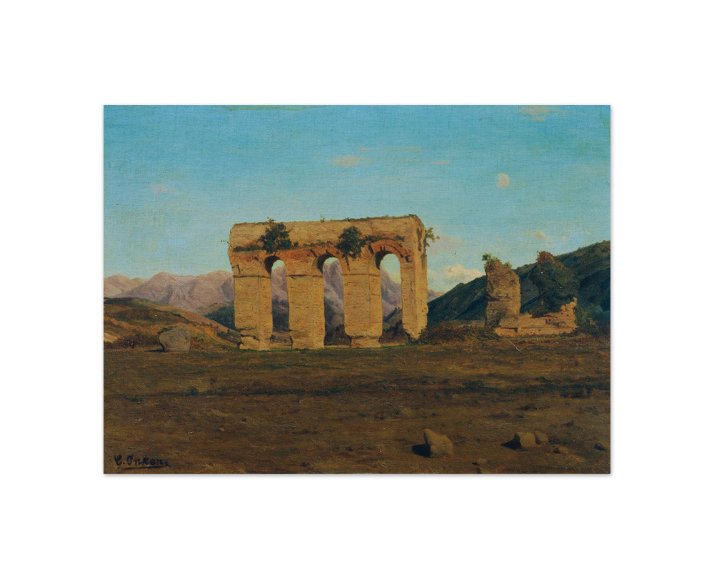 Roman Aqueduct by Carl Eduard Onken - Compact / Full Bleed / No Frame