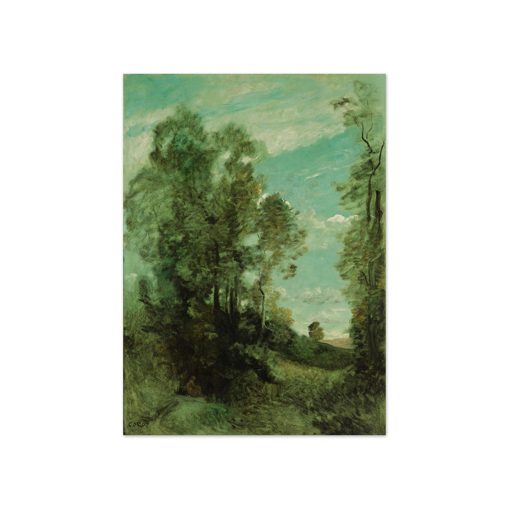 Forest Landscape (Morning) by Jean-Baptiste Camille Corot - Compact / Full Bleed / No Frame