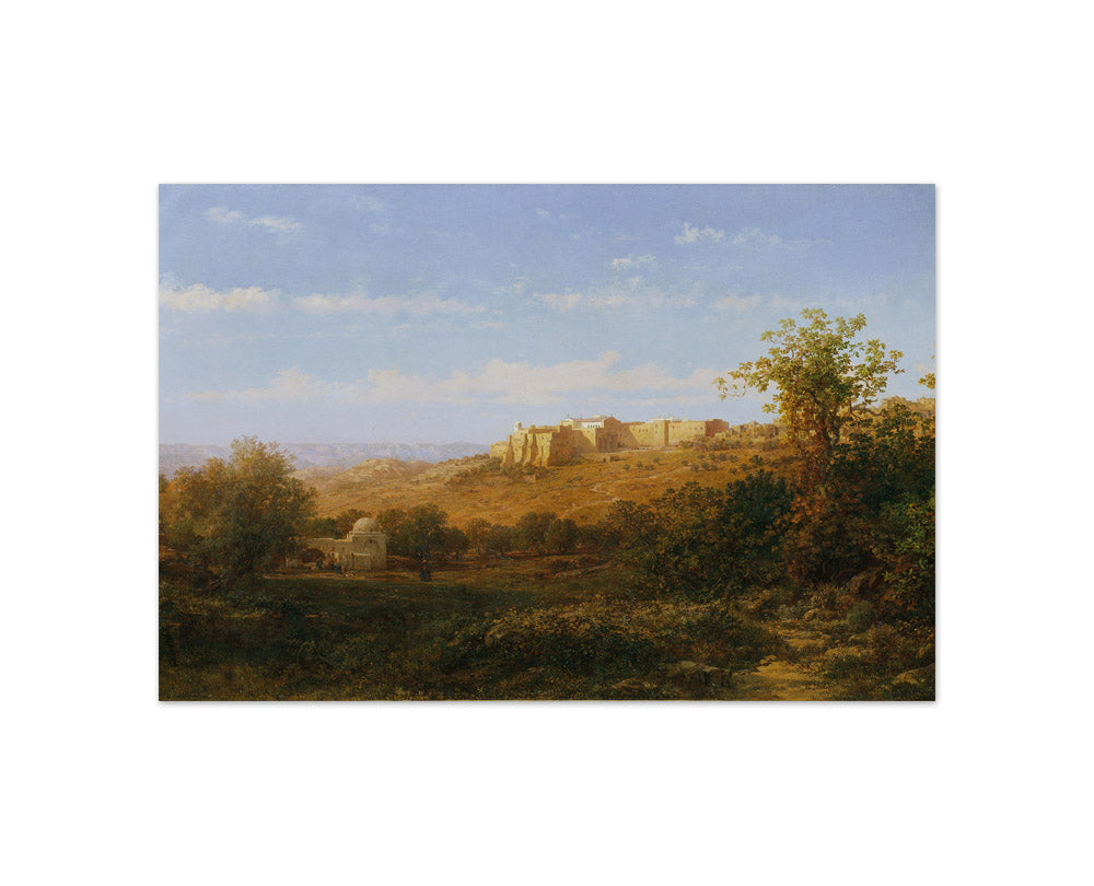 Monastery in Bethlehem by Bernhard Fiedler - Compact / Full Bleed / No Frame