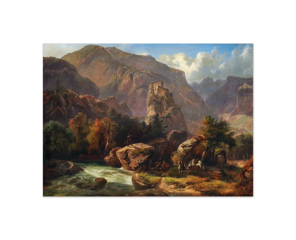 Salurn Castle in South Tyrol by Ludwig Neelmeyer - Compact / Full Bleed / No Frame