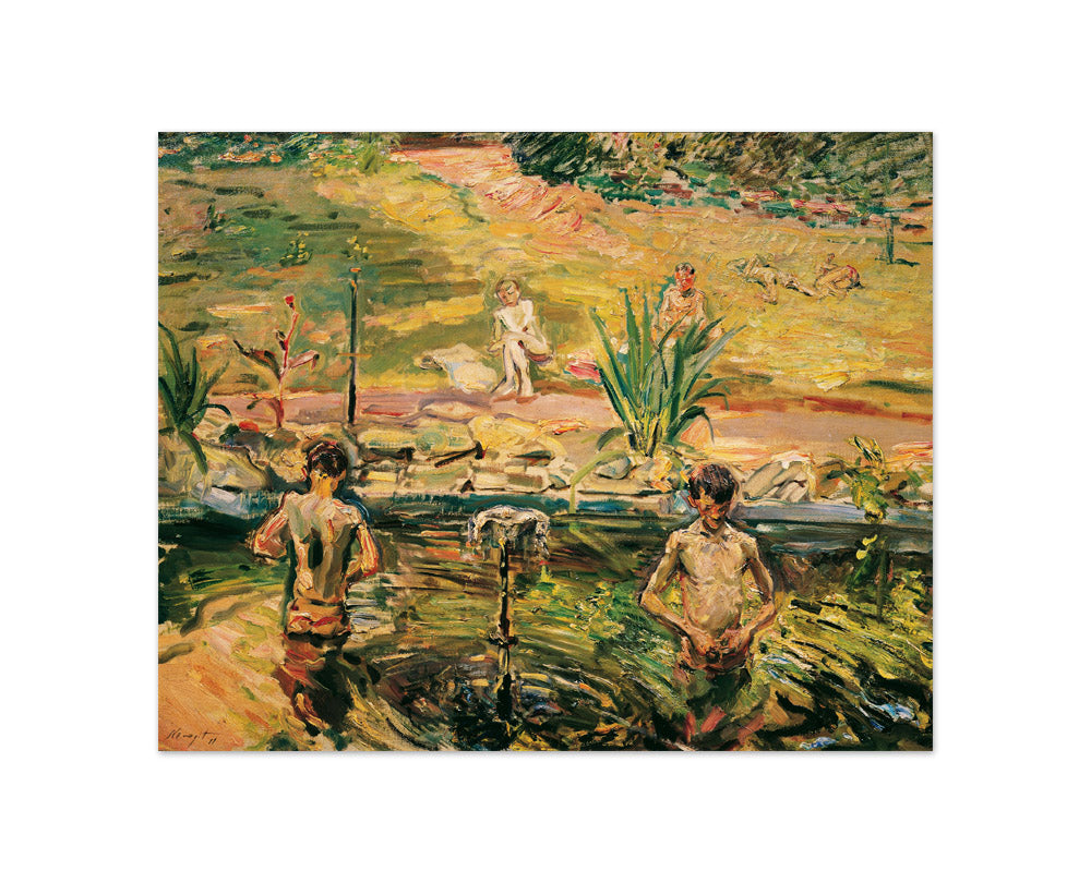 Bathing Boys by Max Slevogt - Compact / Full Bleed / No Frame