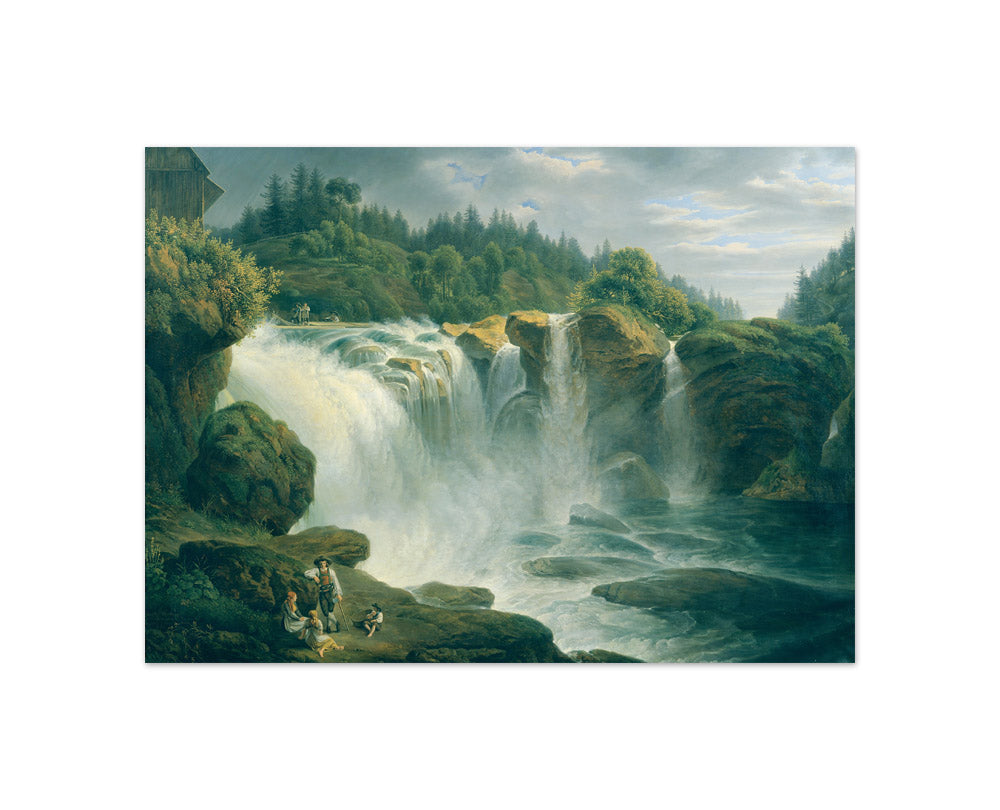 The Traun River Accident at Gmunden by Johann Nepomuk Schödlberger - Compact / Full Bleed / No Frame