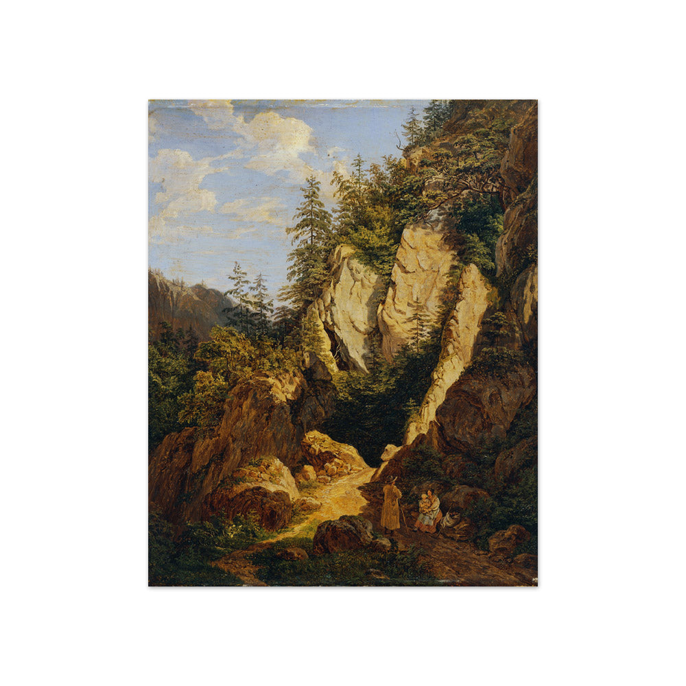 Rocky Outcrop near Schottwien by Matthias Rudolf Toma - Compact / Full Bleed / No Frame