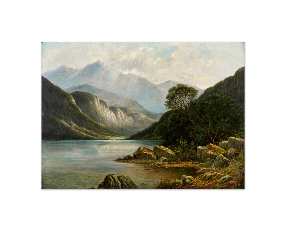 Badersee with Wetterstein by Franz Stephan Paschinger - Compact / Full Bleed / No Frame